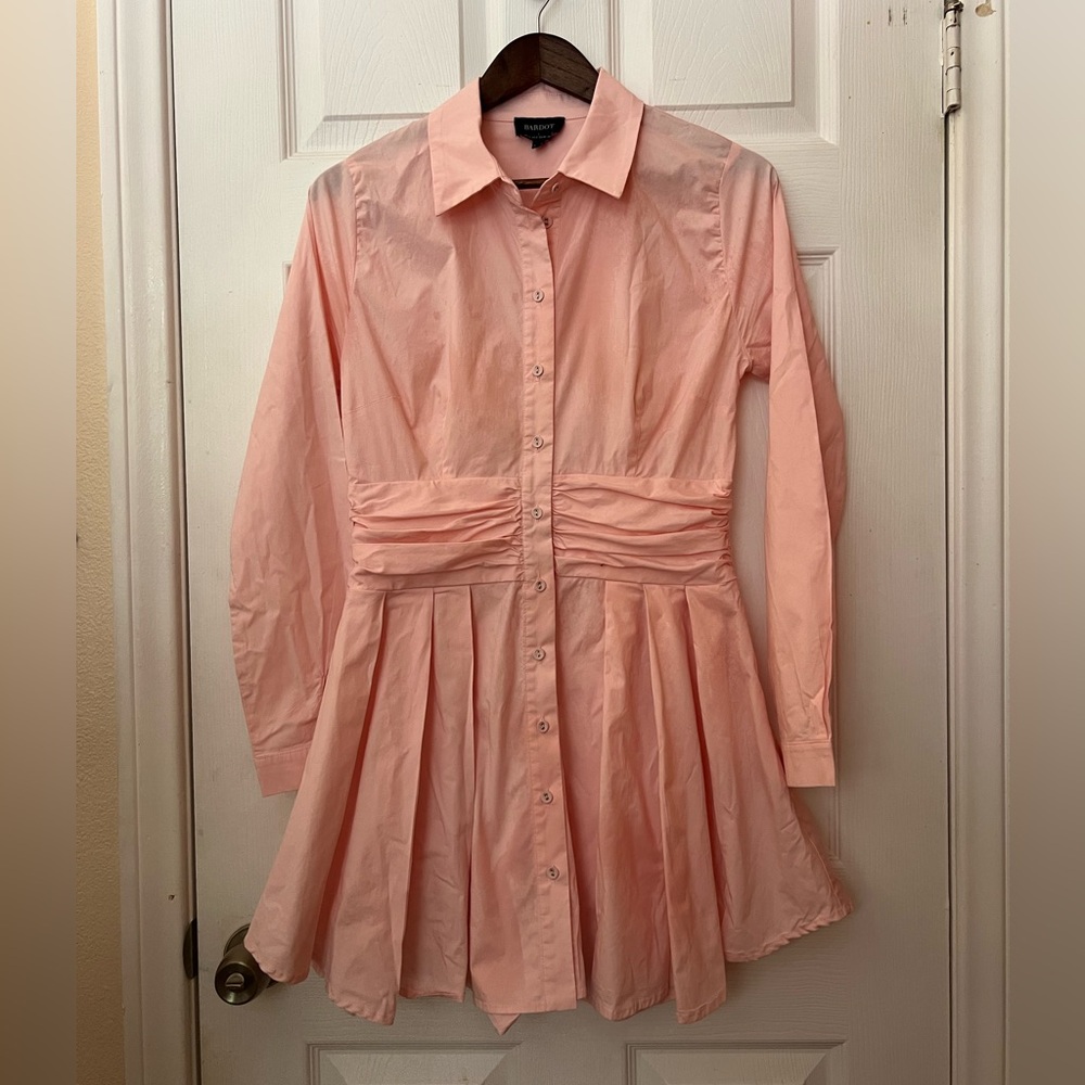 Bardot Pink shirt Dress